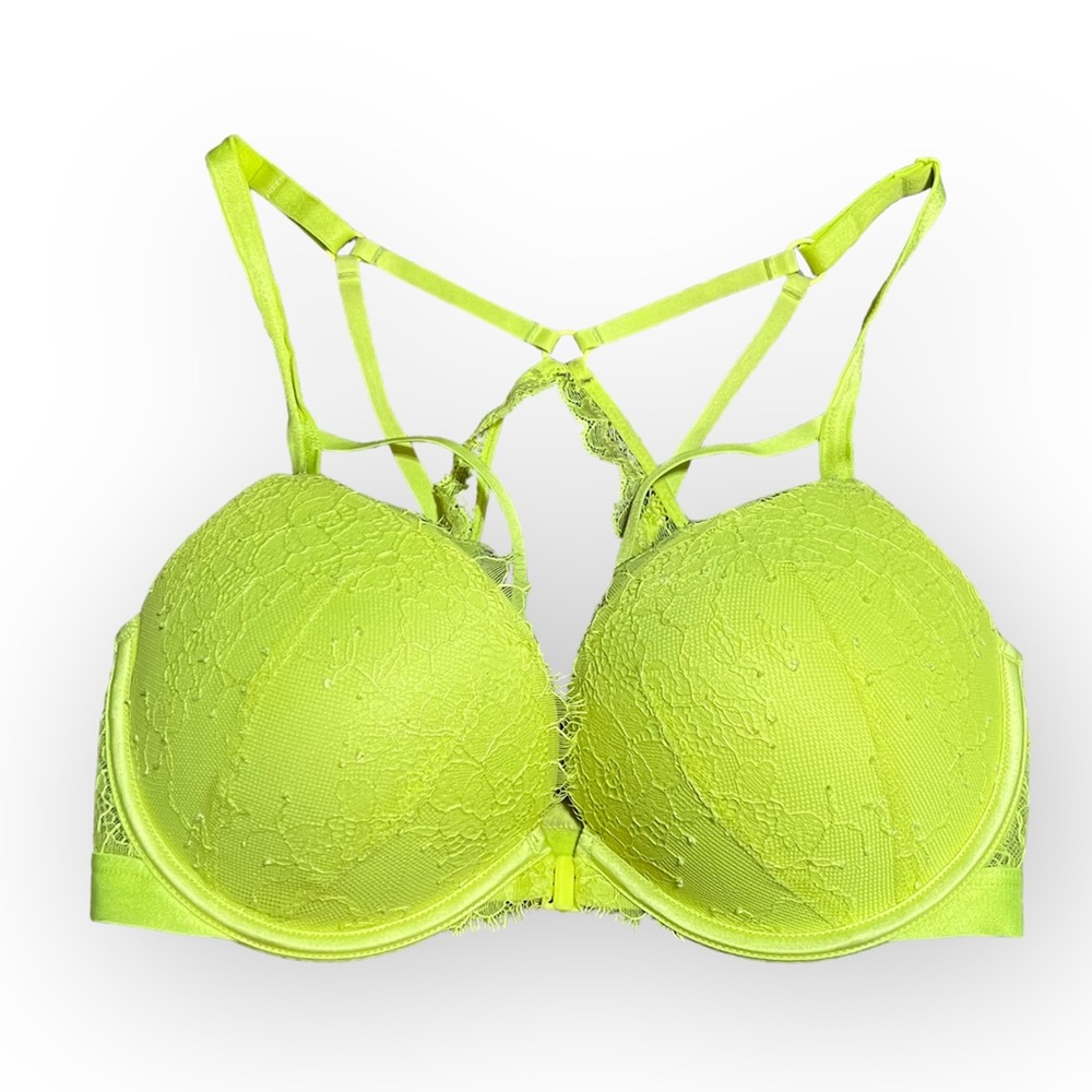 Victoria’s Secret Neon Lace Very Sexy Push-up Bra—32DD